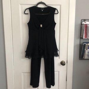 2 piece Onyx Nite outfit w/rhinestone detail